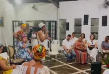 Roda de conversa no Ilê Axé N’Ibain