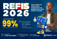 Prefeitura de Itaguaí prorroga o prazo do REFIS 2026 até 15 de setembro, com descontos de até 99% em multas e juros para regularização de débitos municipais.